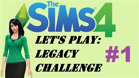 Sims 4 Lets Play Legacy Challenge 1 Youtube