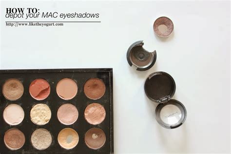 This video is all about how to depot eye shadows from a palette into a zpalette without using any. How To: Depot MAC eyeshadows and - Like The Yogurt