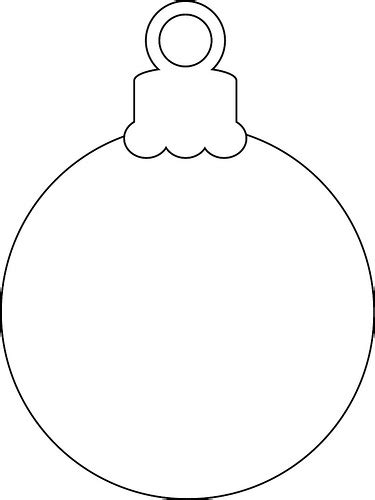 Outline Christmas Ornament Clipart Clip Art Library