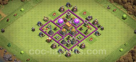 Farming Base Th6 Max Levels With Link Town Hall Level 6 Base Copy