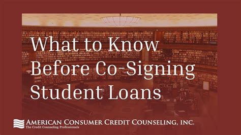 6 Things To Know Before Cosigning Student Loans Youtube