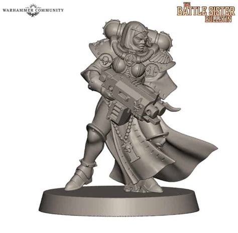 First Plastic Sisters Of Battle Squad Models Revealed Spikey Bits