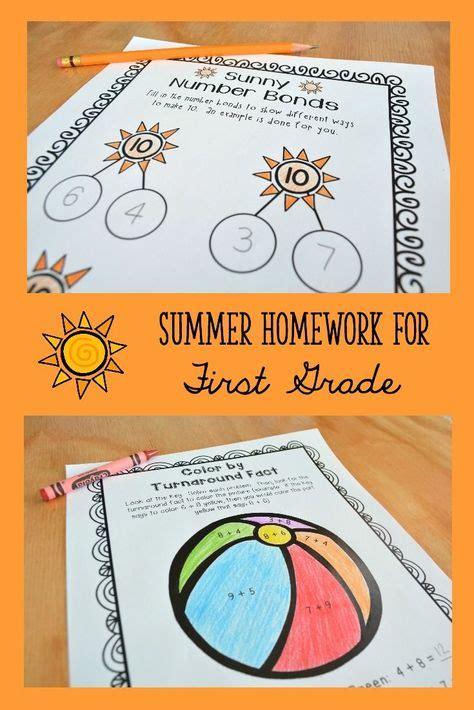 Summer Homework Packet For Rising Second Graders Who Have Completed