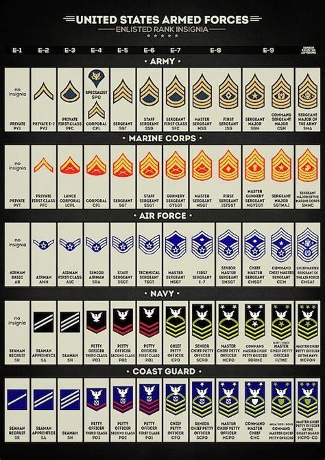 A Guide To What Enlisted Rank Insignia Means R Coolguides