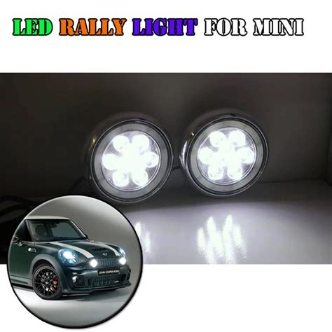 New Products Mini Cooper Led Rally Driving Light With Halo Ring Angel