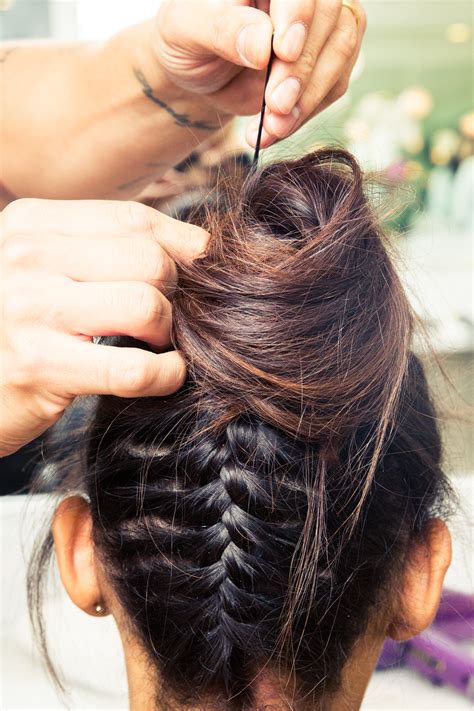 How To Do An Upside Down Braided Bun Coveteur