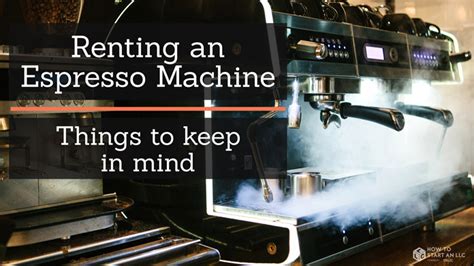 We earn a commission for products purchased through some links in this article. Best Practices for Renting an Espresso Machine | How to ...