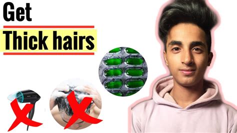 How To Get Thicker Hair How To Get Thick Hair For Men Baalo Ko Mota