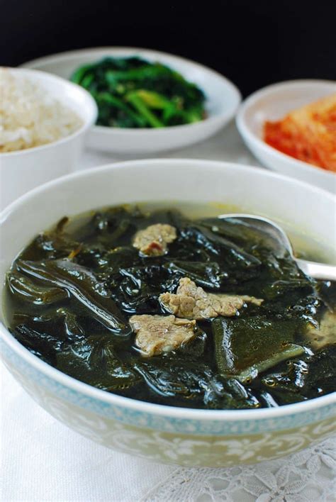 Miyeok Guk Beef Seaweed Soup Korean Bapsang