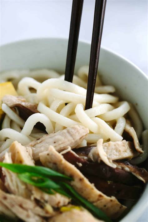 Chicken soup is a great way to use up leftover chicken too! Japanese Chicken Udon Soup Recipe with Bok Choy | Jessica ...