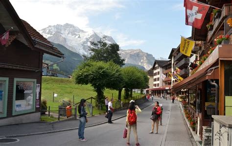 Village Of Wengen Swiss Miss Gstaad Valais Switzerland Wanderlust