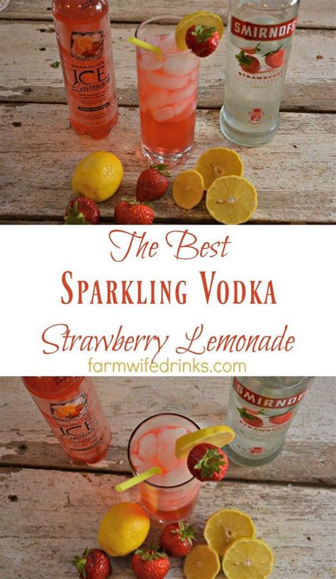 With just two ingredients, this refreshing libation is easy for anyone to make, no matter how inexperienced they are behind the bar. A quick two ingredient strawberry lemonade with vodka drink. | Strawberry vodka, Vodka ...