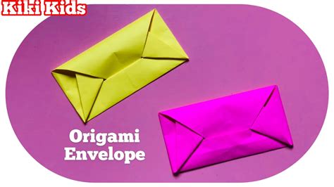 Super Easy Origami Envelope Tutorial Origami Envelope Kiki Kids