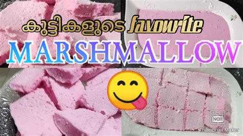 കുട്ടികളുടെ Favourite Marshmallow നമുക്കും ഉണ്ടാക്കാം Marshmallow With 3 Ingredients Youtube