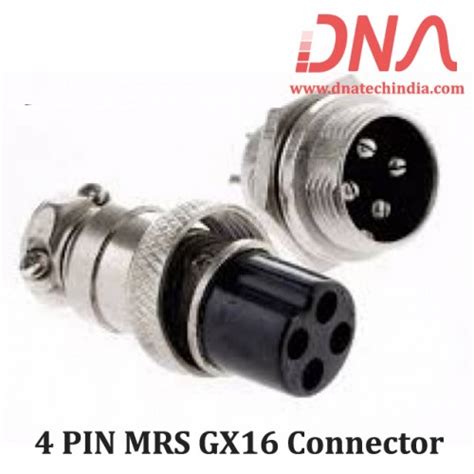 Buy Online 4 Pin Mrs Gx 16 Aviation Connector In India At Low Cost