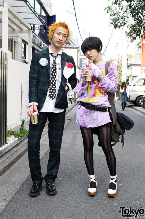 666 retro punk japanese street style in harajuku tokyo fashion
