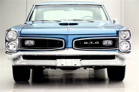1966 Pontiac Gto Gorgeous Blue Metallic Black Int 4spd