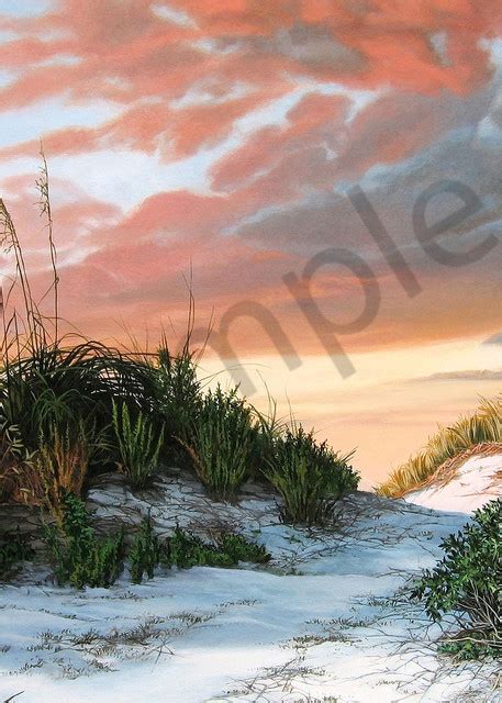 Beach Dunes With Sea Oats Print Kevin Grass Fine Art