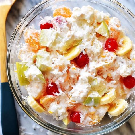 Creamy Fruit Salad Is A Summer Time Party Staple At Our House I Use