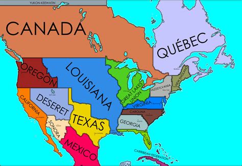 If The North American Borders Were Made By Me By Tkafan02 On Deviantart