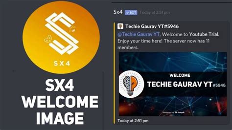 This website is in no way affiliated with discord inc. How to Setup Sx4 Discord Bot | How to Setup Welcome bot ...