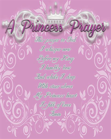 Princess Prayer Digital Art By Michelle Greene Wheeler