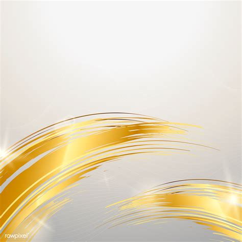 If you want to use this image on holiday posters, business flyers, birthday invitations, business coupons, greeting cards, vlog covers, youtube videos, facebook / instagram marketing etc, please contact the uploader. Gold Wave Abstract Background Illustrati #1469683 - PNG ...