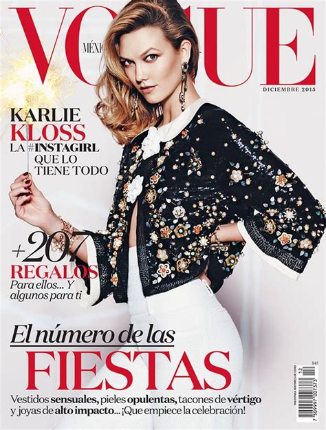 Karlie Kloss Vogue Mexico December Cover