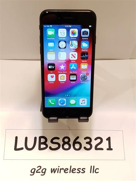 Apple Iphone 7 Unlocked Black 128gb A1660 Lubs86321 Swappa
