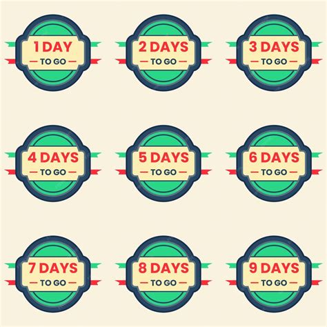 Premium Vector Days Left Countdown Banner Label Clipart