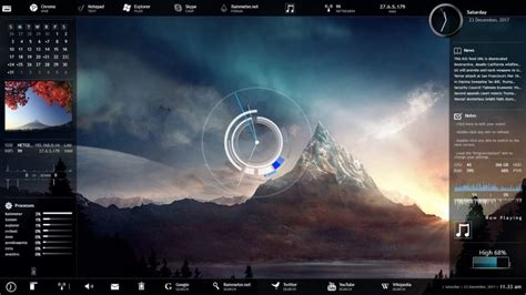 The rest ones are available in our blog. Best Rainmeter Skins and Themes (Windows 10/8.1/7)