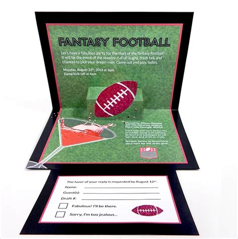 Fantasy Football Invitation Template