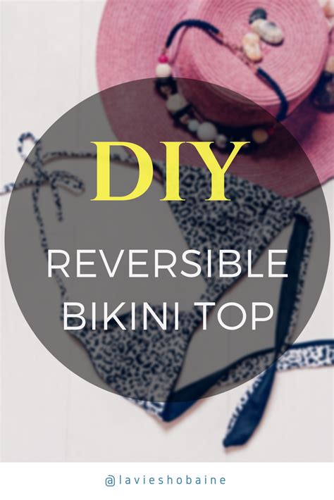 Diy Reversible Bikini Top Sewing Tutorial Bikini Diy Reversible Hot