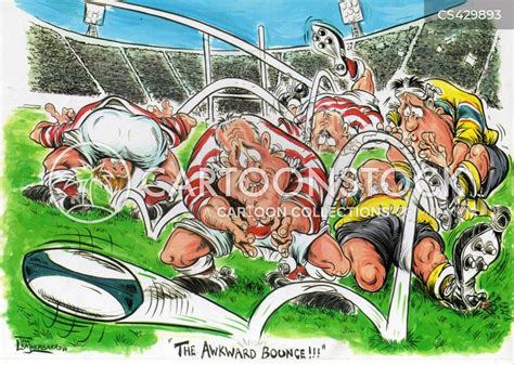 Rugby Game Cartoons And Comics Funny Pictures From Cartoonstock