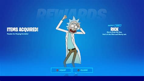 How To Get New Rick And Morty Skin In Fortnite Rick And Morty X Fortnite
