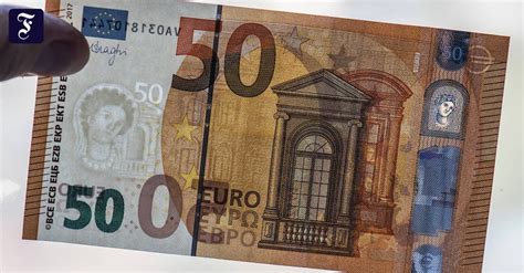 Ein Geldf Lscher Ber Den Neuen Euro Schein