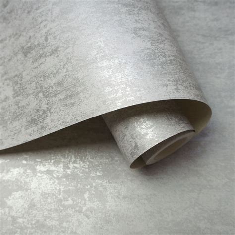 Holden Industrial Texture Wallpaper Grey 12840