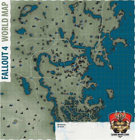 fallout 4 all locations map world map