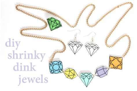 Diy Shrinky Dink Jewellery Tutorial Diamonds Are A Girls
