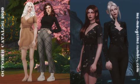 OCTOBER CATALOG 2020 MS Mary Sims On Patreon Sims Maxis Match