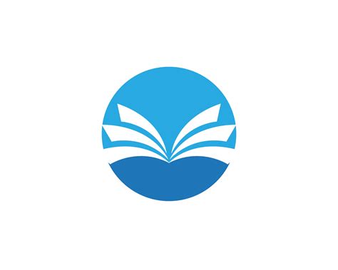 Livre De Lecture Logo Et Symboles Icônes De Modèle Telecharger
