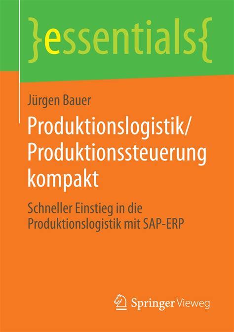 Produktionslogistikproduktionssteuerung Kompakt Schneller Einstieg In