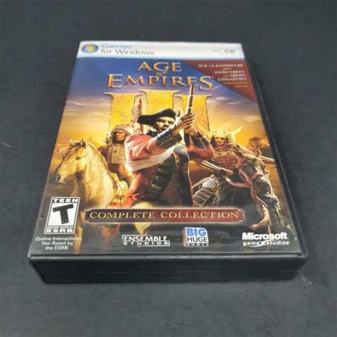 Age Of Empires Iii 3 Complete Collection Pc Cd Missing Disc 1 Includes