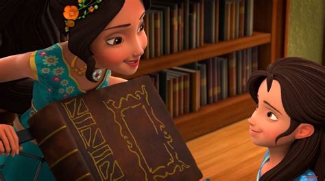 Elena And Isabel In The Library Realm Of The Jaquins Elena Of Avalor