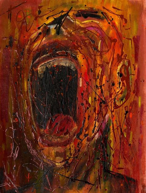 Cry Painting Charis Psachos Painting Acrylic Enamel On Canvas The