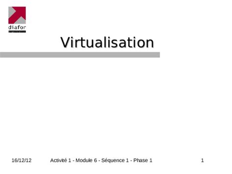 Cours Virtualisation