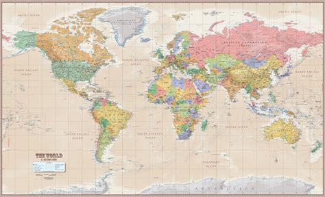 National Geographic Wall Maps Of The World