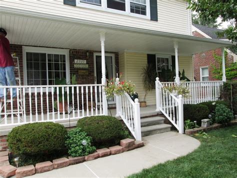 Picket, glass & cable railings custom designed for your deck! Image result for porch railing | Modern front porches ...
