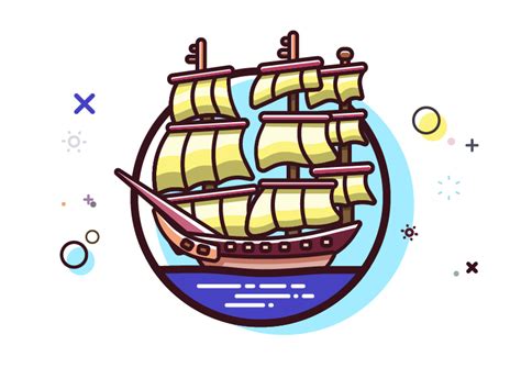 365 Daily Challengesailing Ship By Salefish On Dribbble