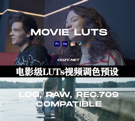 Luts预设20种电影质感luts视频调色预设 Movie Color Presets Cg资源网